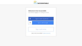 Ever Accountable | Start
