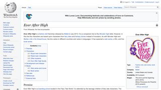 Ever After High - Wikipedia