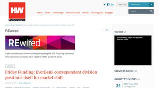 Friday Funding: EverBank correspondent division positions itself for ...