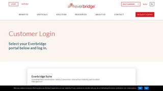 Customer Login | Everbridge.com