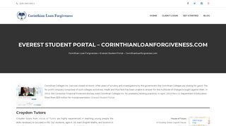 Everest Student Portal - Corinthianloanforgiveness.com