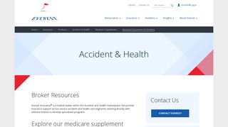 Explore our medicare supplement broker resources - Everest Re