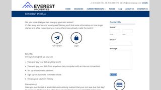 Resident Portal - Everest Properties
