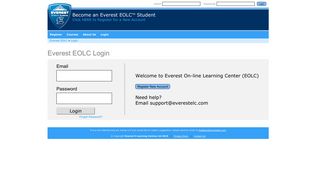 Login - Welcome to Everest On-Line Learning Center (Everest EOLC ...