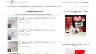 Trendsend Reviews | MSA - My Subscription Addiction