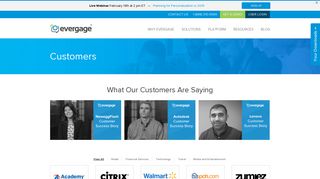 Customer Engagement With Web Personalization | Our ... - Evergage