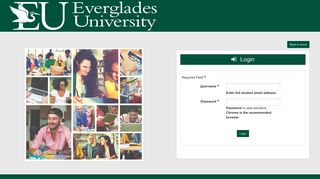 Login to Student Portal - Everglades University