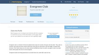 Evergreen Club Reviews | Vacation Rental Marketplaces Companies ...