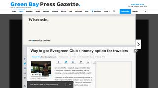 Way to go: Evergreen Club a homey option for travelers