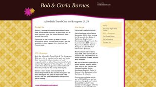 Bob & Carla Barnes - Affordable Travel Club and Evergreen CLUB