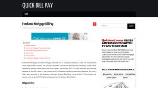 Everhome Mortgage Bill Pay - Quick Bill Pay