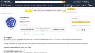 Amazon.com: everHome: Alexa Skills