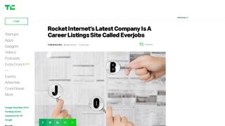 Rocket Internet's Latest Company Is A Career Listings Site Called ...