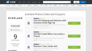 Everlane Promo Codes, Coupons, Sales and Deals | Slickdeals