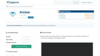Everlaw Reviews and Pricing - 2019 - Capterra