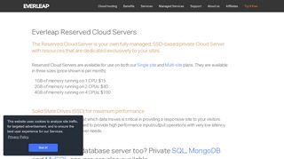 Reserved Cloud Servers, Private Servers at Everleap