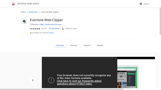 Evernote Web Clipper - Google Chrome