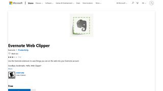 Get Evernote Web Clipper - Microsoft Store