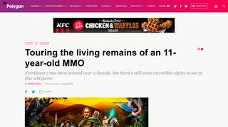 Touring the living remains of an 11-year-old MMO - Polygon