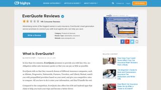 EverQuote Reviews - Is it a Scam or Legit? - HighYa
