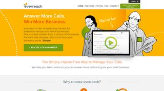 everreach - virtual phone service for startups & small business