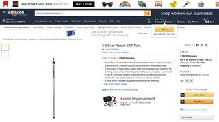 3-6 Ever Reach EXT Pole - Track And Field Equipment - Amazon.com