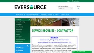 Contractor - Eversource