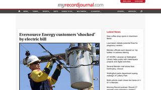 Eversource Energy customers 'shocked' by electric bill - Record Journal