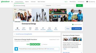Eversource Energy Employee Benefit: Health Insurance | Glassdoor