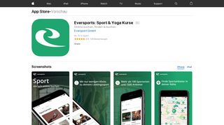 Eversports: Sport & Yoga Kurse im App Store - iTunes - Apple