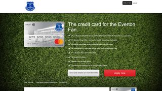Everton Microsite - Credit Card - Creation