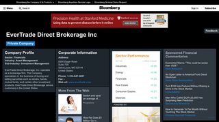EverTrade Direct Brokerage Inc: Company Profile - Bloomberg