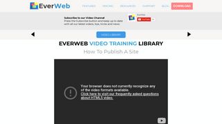 EverWeb - How to Publish Your Website