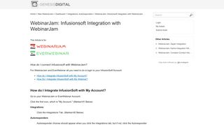 WebinarJam: Infusionsoft Integration with WebinarJam