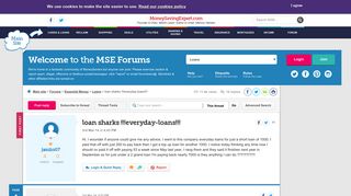 loan sharks !!!everyday-loans!!! - MoneySavingExpert.com Forums
