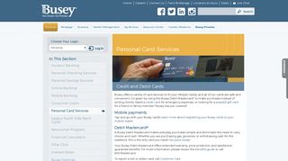 Busey Bank - Credit Cards, Debit MasterCard, Visa Credit card ...