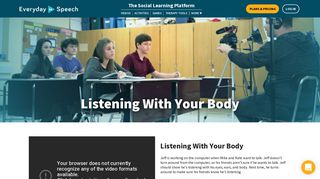 Listening With Your Body - Everyday Speech - Everyday Speech