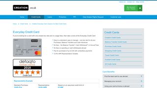 Creation Everyday Card | Explore our best credit cards