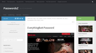 EverythingButt Password | PasswordsZ
