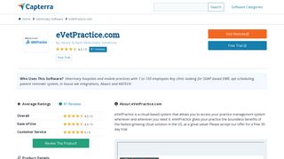eVetPractice.com Reviews and Pricing - 2019 - Capterra