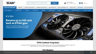 Get up to £40 cashback on select EVGA GTX 10 series graphics cards ...