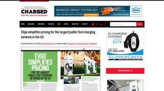EVgo simplifies pricing for the largest public fast charging network in ...