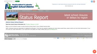 NLESD - School Status Report