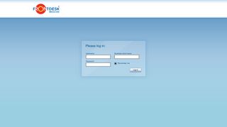 eviivo Frontdesk Web Access :: Log On