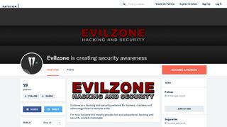 Evilzone is creating security awareness | Patreon
