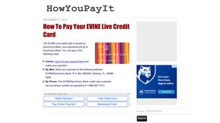 How To Pay Your EVINE Live Credit Card - HowYouPayIt
