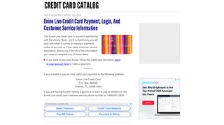 Evine Live Credit Card Payment, Login, and Customer Service ...