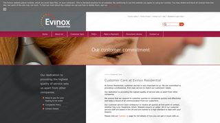Customer Care | Evinox Residential