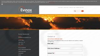 Contact us | Evinox Residential