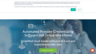 Automated Provider Credentialing Software | Vistar eVIPs from symplr